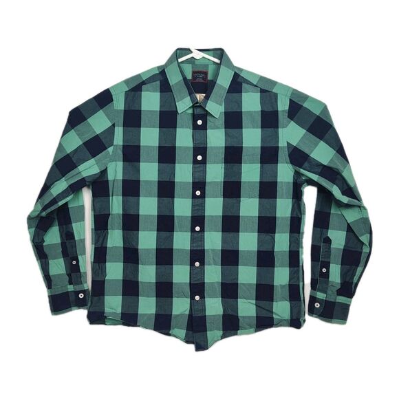 UNTUCKit Other - UNTUCKit Button-up Shirt Men's Size XL Blue/Green Plaid Long Sleeves Bonarda